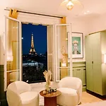 2p - Eiffel Tower View - Romantic Suite-a-c דירה