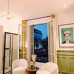 2p - Eiffel Tower View - Romantic Suite-a-c דירה
